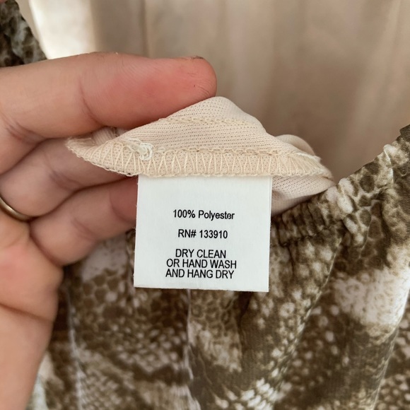 Show me your mumu snake print python romper - Picture 9 of 11